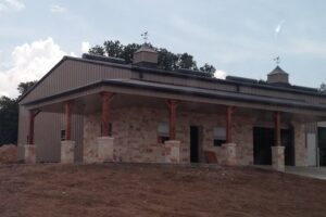 completed Barndominium Construction project