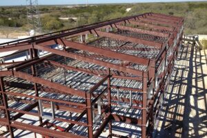 metal structure for facilities construction project