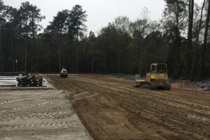 preparing land for facility construction