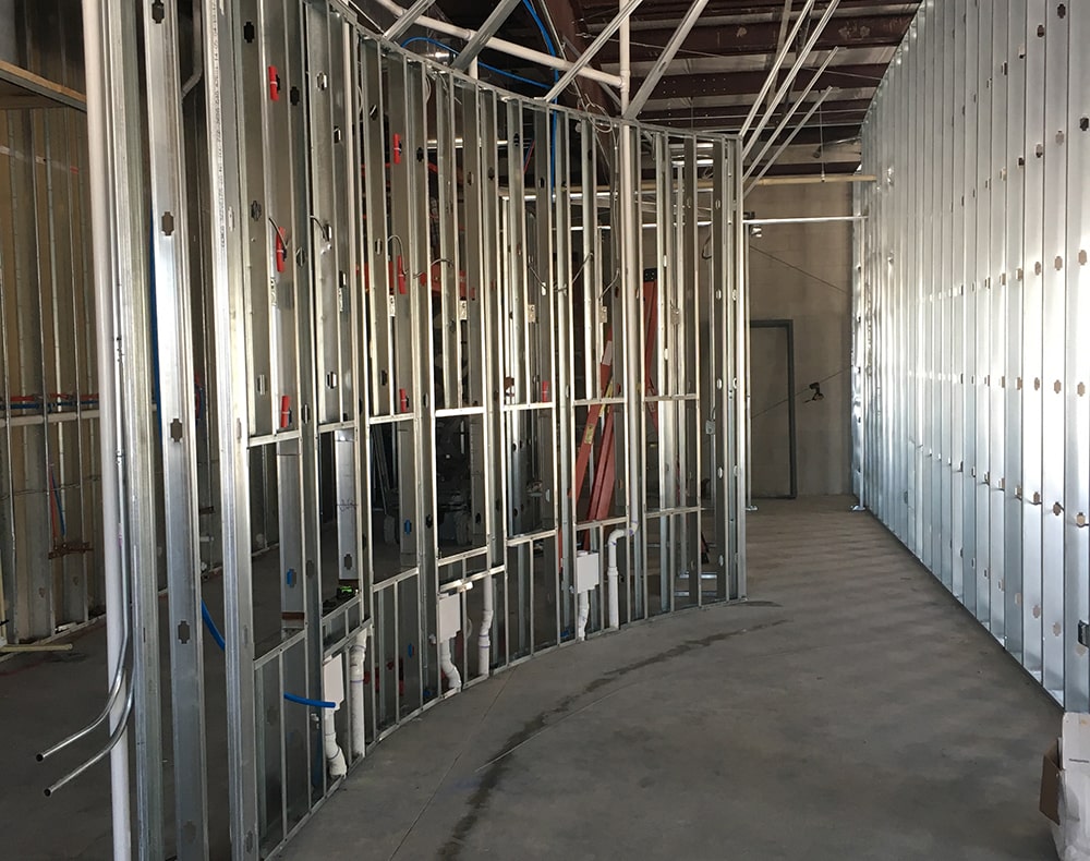 Metal Structure for Retail Construction Project